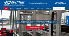 Desktop Screenshot of preferredwindowanddoor.com